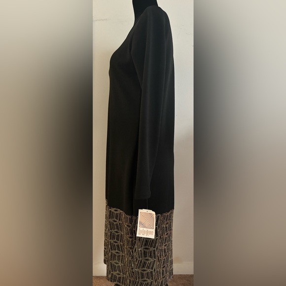 LuLaRoe Black Sparkle Debbie Dress - Picture 4 of 4